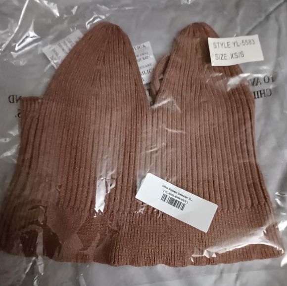 NWT Three Bird Nest Ribbed Knit Bralette size XS/S - Picture 6 of 8